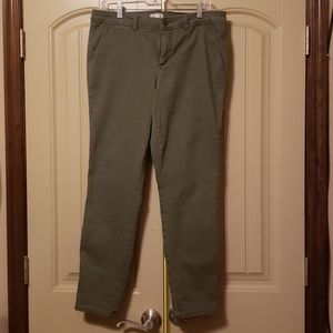 Olive green pants